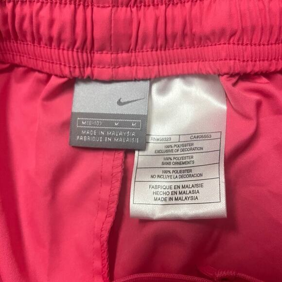 Y2K Nike Pink Cropped Track Pants - Picture 3 of 4